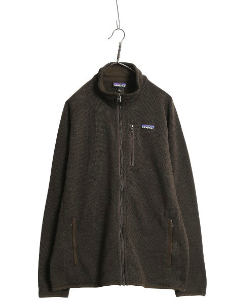 パタゴニア ベターセーター ジャケット メンズ L / 19年製 フリース セーター フルジップ ブルゾン ハイネック アウトドア ワンポイント 茶