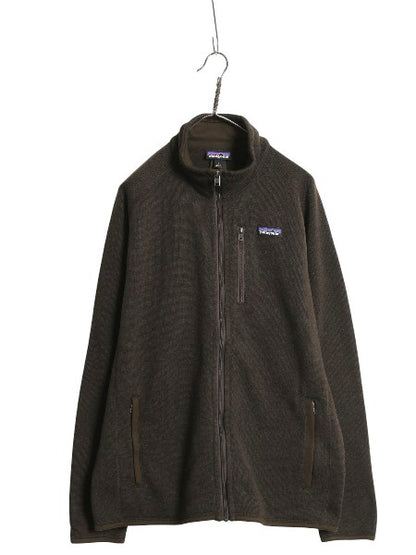 パタゴニア ベターセーター ジャケット メンズ L / 19年製 フリース セーター フルジップ ブルゾン ハイネック アウトドア ワンポイント 茶
