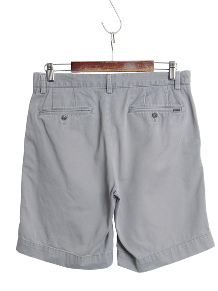 ポロ ラルフローレン コットン チノ ショートパンツ メンズ 31 チノパン ショーツ ノータック アーミー タイプ ミリタリー ボトムス グレー