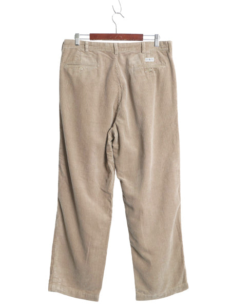 90s ポロ ラルフローレン 太畝 コーデュロイ パンツ メンズ 36 30 古着 ANDREW PANT オールド スラックス ストレート ツータック ボトムス 