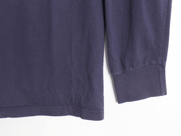 90s ポロスポーツ ラルフローレン 長袖 Tシャツ メンズ L / オールド ポロ ロンT ロゴ プリント コットン カットソー ロングスリーブ 紺