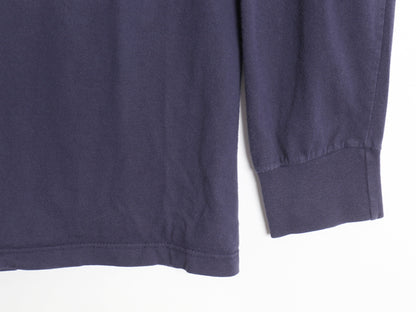 90s ポロスポーツ ラルフローレン 長袖 Tシャツ メンズ L / オールド ポロ ロンT ロゴ プリント コットン カットソー ロングスリーブ 紺
