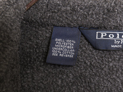 90s USA製 ポロ ラルフローレン フリース スイングトップ ジャケット メンズ M / オールド ブルゾン フルジップ ジャンパー ワンポイント