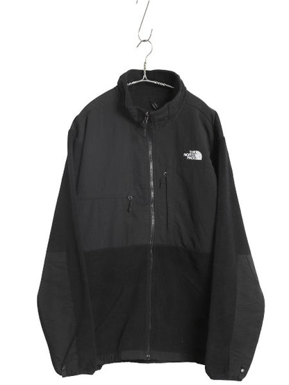 ノースフェイス デナリ ジャケット メンズ XL / アウトドア フリース ナイロン ブルゾン ハイネック フルジップ アウター 大きいサイズ 黒