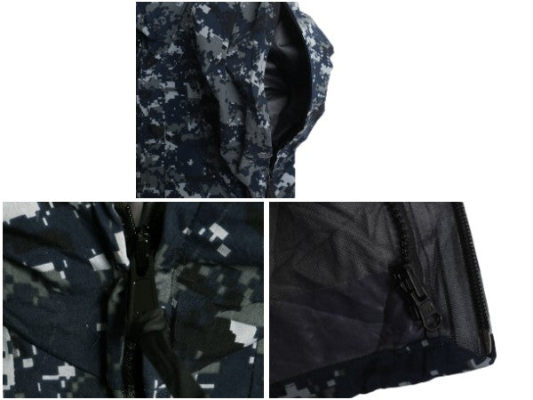 ほぼ デッドストック 米軍実物 USN ネイビー デジタルカモ TYPE1 迷彩 ゴアテックス ジャケット MEDIUM REGULAR ミリタリー 軍物 NAVY NWU 