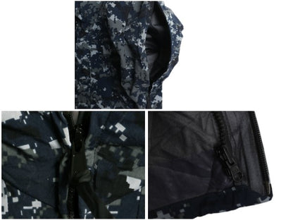 ほぼ デッドストック 米軍実物 USN ネイビー デジタルカモ TYPE1 迷彩 ゴアテックス ジャケット MEDIUM REGULAR ミリタリー 軍物 NAVY NWU 