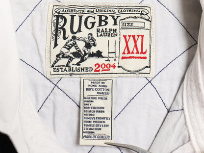 ラグビー ラルフローレン 長袖 ラガーシャツ メンズ XXL ポロ 長袖シャツ ポロシャツ カットソー ボックス ボーダー ツートン 大きいサイズ