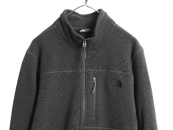US企画 ノースフェイス ゴードン ライオンズ ハーフジップ フリース ジャケット メンズ XL プルオーバー セーター ブルゾン ハイネック 灰