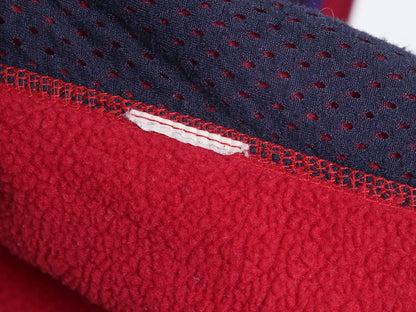 90s USA製 パタゴニア シンチラ フリース ベスト メンズ L / 古着 オールド フルジップ ハイネック アウトドア 重ね着 前開き 赤 シンプル