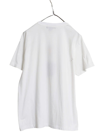 90s USA製 ポロベア ポロスポーツ ラルフローレン プリント 半袖 Tシャツ レディース メンズ L オールド キャラクター シングルステッチ 白