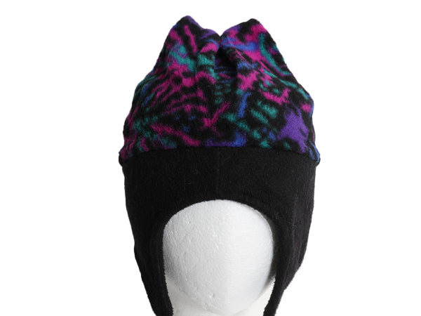 80s エルエルビーン 耳当て付き フリース キャップ メンズ レディース 古着 ヴィンテージ ノルディック 防寒 マルチカラー アウトドア 帽子