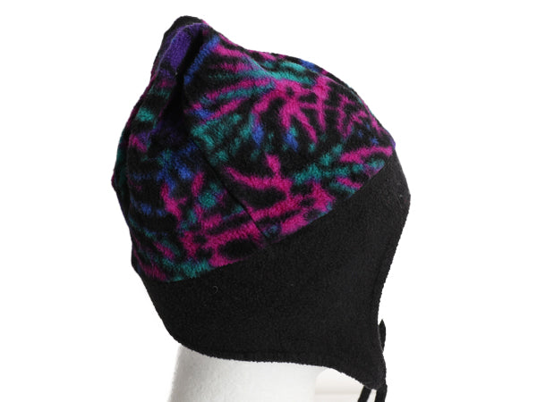 80s エルエルビーン 耳当て付き フリース キャップ メンズ レディース 古着 ヴィンテージ ノルディック 防寒 マルチカラー アウトドア 帽子