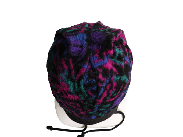 80s エルエルビーン 耳当て付き フリース キャップ メンズ レディース 古着 ヴィンテージ ノルディック 防寒 マルチカラー アウトドア 帽子