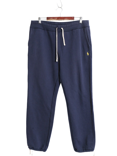 ポロ ラルフローレン ポケット付き スウェット パンツ メンズ XL 古着 裏起毛 トレーナー イージーパンツ ヘビーウェイト 大きいサイズ 紺