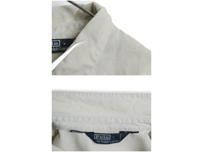 90s ポロ ラルフローレン スイングトップ ジャケット メンズ XL 古着 オールド コットン ブルゾン フルジップ  ワンポイント 大きいサイズ