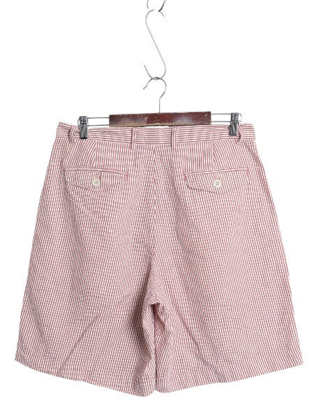 90s オールド ギャップ シアサッカー ストライプ  ショート パンツ メンズ 33 / 古着 コットン ツータック 短パン ショーツ 薄手 ボトムス