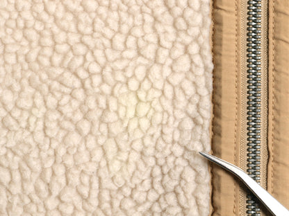 パタゴニア ディバイデッド スカイ ジャケット レディース L / 19年製 パイル フリース ボア アウトドア フルジップ ブルゾン ナチュラル