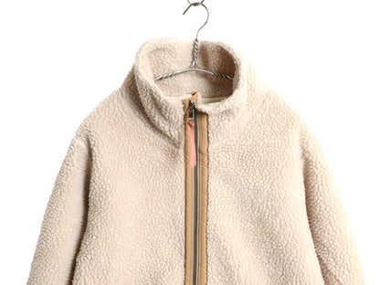 パタゴニア ディバイデッド スカイ ジャケット レディース L / 19年製 パイル フリース ボア アウトドア フルジップ ブルゾン ナチュラル