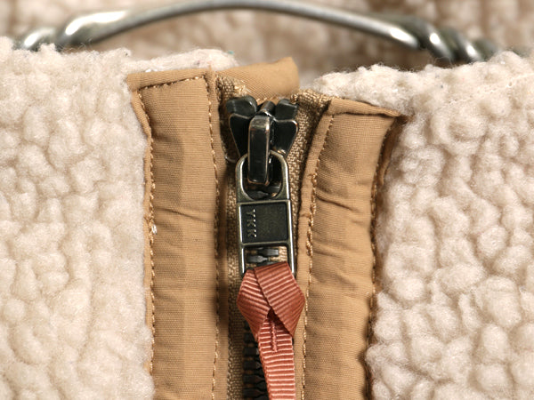 パタゴニア ディバイデッド スカイ ジャケット レディース L / 19年製 パイル フリース ボア アウトドア フルジップ ブルゾン ナチュラル