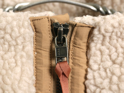 パタゴニア ディバイデッド スカイ ジャケット レディース L / 19年製 パイル フリース ボア アウトドア フルジップ ブルゾン ナチュラル