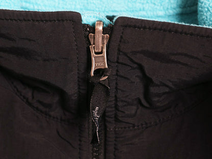 ノースフェイス デナリ ジャケット レディース S アウトドア フリース ナイロン フルジップ ブルゾン ハイネック アウター ツートン 黒 青