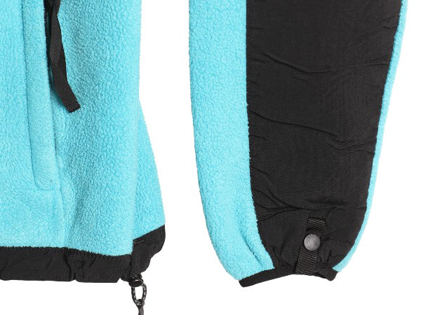 ノースフェイス デナリ ジャケット レディース S アウトドア フリース ナイロン フルジップ ブルゾン ハイネック アウター ツートン 黒 青