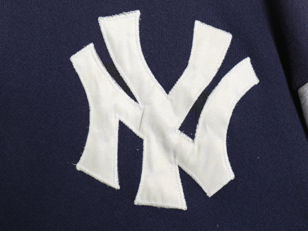 90s USA製 ヤンキース スウェット スタジャン メンズ L / オールド MLB オフィシャル マジェスティック トレーナー ジャケット ジャンパー