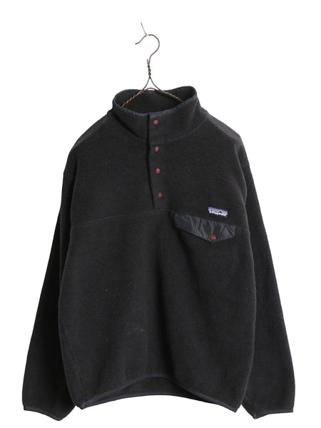 90s ★ パタゴニア シンチラ スナップT メンズ レディース S 古着 94年製 オールド アウトドア フリース ジャケット プルオーバー ブラック