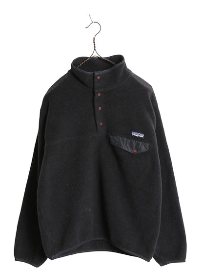 90s ★ パタゴニア シンチラ スナップT メンズ レディース S 古着 94年製 オールド アウトドア フリース ジャケット プルオーバー ブラック