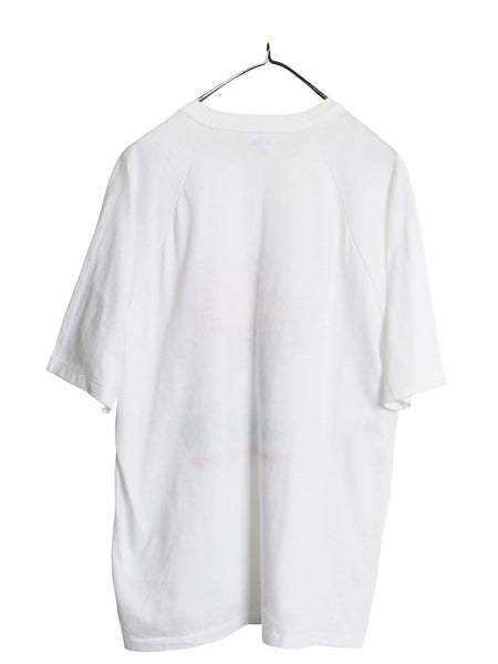 80s USA製 ミッキー プリント Tシャツ メンズ レディース XL ヴィンテージ ディズニー オフィシャル キャラクター イラスト 大きいサイズ