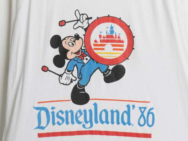 80s USA製 ミッキー プリント Tシャツ メンズ レディース XL ヴィンテージ ディズニー オフィシャル キャラクター イラスト 大きいサイズ