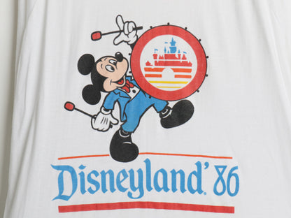 80s USA製 ミッキー プリント Tシャツ メンズ レディース XL ヴィンテージ ディズニー オフィシャル キャラクター イラスト 大きいサイズ
