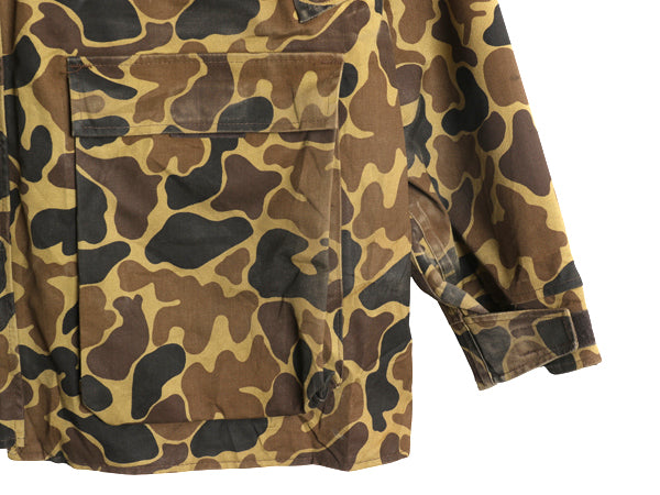 80s USA製 ウールリッチ ゴアテックス ジャケット メンズ L 古着 ヴィンテージ アウトドア ダックハンター カモ  迷彩 ハンティング マンパ