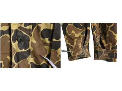 80s USA製 ウールリッチ ゴアテックス ジャケット メンズ L 古着 ヴィンテージ アウトドア ダックハンター カモ  迷彩 ハンティング マンパ