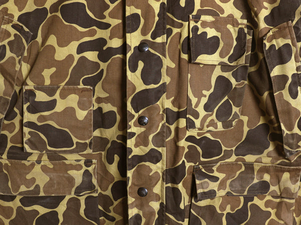 80s USA製 ウールリッチ ゴアテックス ジャケット メンズ L 古着 ヴィンテージ アウトドア ダックハンター カモ  迷彩 ハンティング マンパ