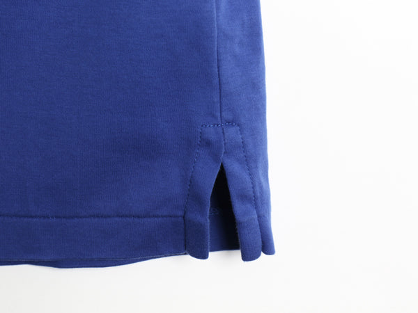 ポロ ラルフローレン 半袖 ポロシャツ メンズ XL 半袖シャツ スムース コットン ストレッチ カットソー ボックス きれいめ 大きいサイズ 青