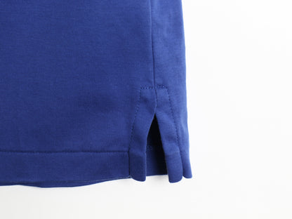 ポロ ラルフローレン 半袖 ポロシャツ メンズ XL 半袖シャツ スムース コットン ストレッチ カットソー ボックス きれいめ 大きいサイズ 青