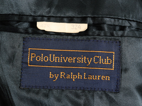 90s USA製 POLO UNIVERSITY CLUB ラルフローレン ダブルブレスト チェスター ロング コート メンズ XL 程/ オールド ポロ メルトン ウール