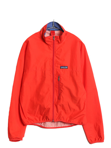 90s パタゴニア ベロシティ シェル レディース M メンズ S 程/ オールド アウトドア ナイロン ジャケット フルジップ ハイネック ブルゾン 