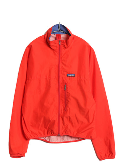 90s パタゴニア ベロシティ シェル レディース M メンズ S 程/ オールド アウトドア ナイロン ジャケット フルジップ ハイネック ブルゾン 