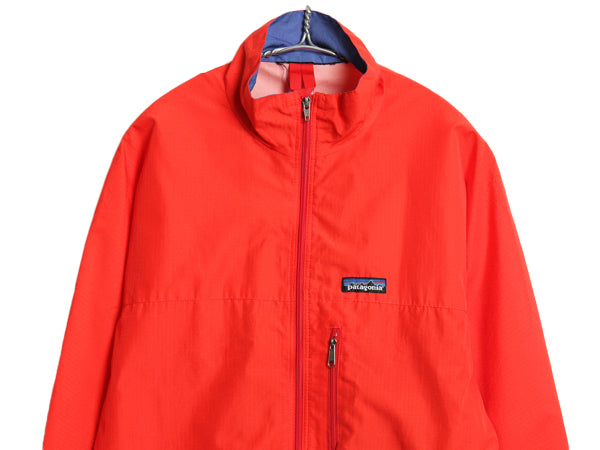 90s パタゴニア ベロシティ シェル レディース M メンズ S 程/ オールド アウトドア ナイロン ジャケット フルジップ ハイネック ブルゾン 
