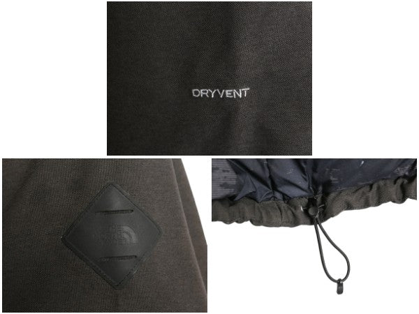 ノースフェイス DryVent 中綿 ナイロン マウンテンパーカー ジャケット メンズ M / アウトドア マンパ フルジップ ジャンパー ハイネック