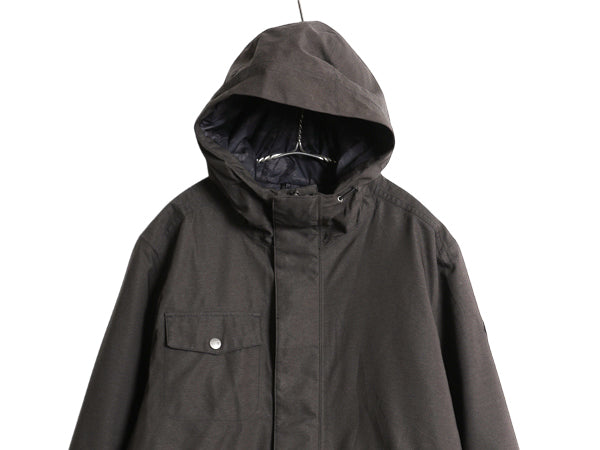 ノースフェイス DryVent 中綿 ナイロン マウンテンパーカー ジャケット メンズ M / アウトドア マンパ フルジップ ジャンパー ハイネック