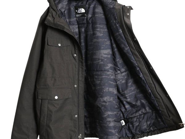 ノースフェイス DryVent 中綿 ナイロン マウンテンパーカー ジャケット メンズ M / アウトドア マンパ フルジップ ジャンパー ハイネック