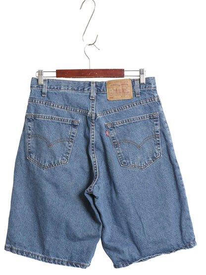 00s USA製 リーバイス 560 デニム ショートパンツ メンズ 32 古着 オールド ルーズ バギー リラックス ジーンズ ジーパン ショーツ 短パン 