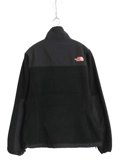 ノースフェイス デナリ ジャケット レディース S 古着 アウトドア フリース ナイロン ジャンパー フルジップ ブルゾン ハイネック ブラック
