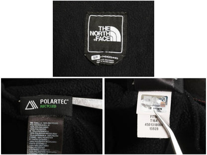 ノースフェイス デナリ ジャケット レディース S 古着 アウトドア フリース ナイロン ジャンパー フルジップ ブルゾン ハイネック ブラック