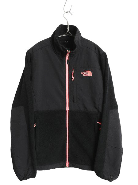 ノースフェイス デナリ ジャケット レディース S 古着 アウトドア フリース ナイロン ジャンパー フルジップ ブルゾン ハイネック ブラック