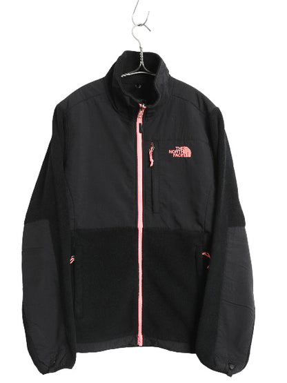 ノースフェイス デナリ ジャケット レディース S 古着 アウトドア フリース ナイロン ジャンパー フルジップ ブルゾン ハイネック ブラック