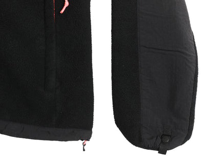 ノースフェイス デナリ ジャケット レディース S 古着 アウトドア フリース ナイロン ジャンパー フルジップ ブルゾン ハイネック ブラック